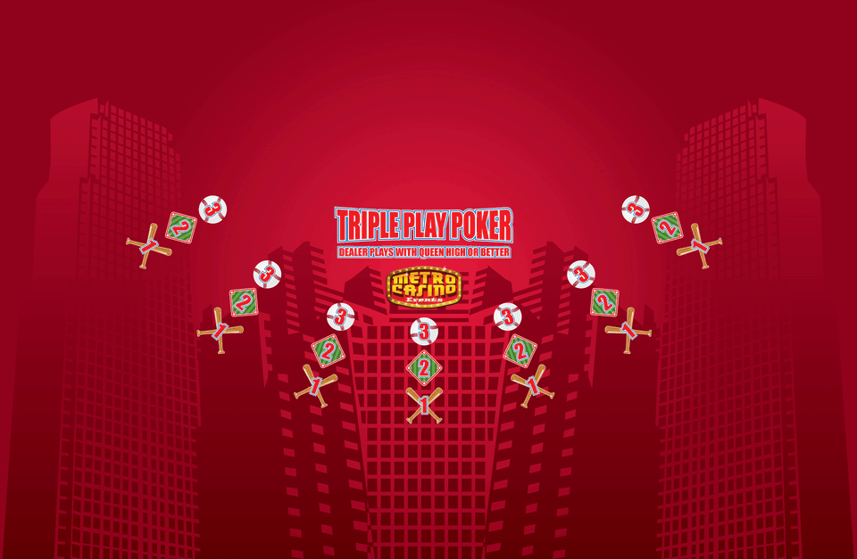 Three Card Poker casino table rental for Metro Casino Events parties in Virginia, Maryland, and Washington DC